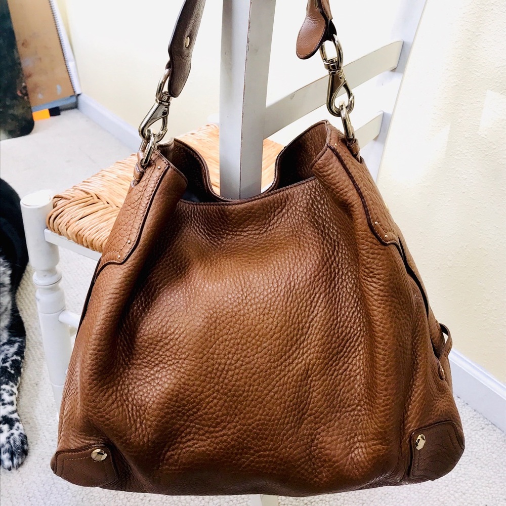 COLE HAAN BROWN LEATHER BAG